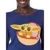Amazon Essentials Disney | Marvel | Star Wars Women’s Lightweight Crewneck Sweater(Star Wars Grogu – Womens)