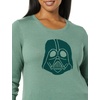 Amazon Essentials Disney | Marvel | Star Wars Women’s Lightweight Crewneck Sweater(Star Wars Vader)