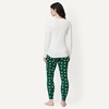 Amazon Essentials Disney | Marvel | Star Wars Women’s Snug-Fit Cotton Pajama Set(Mickey Holiday)