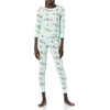 Amazon Essentials Disney | Marvel | Star Wars Women’s Snug-Fit Cotton Pajama Set(Mickey Winter)