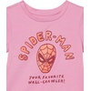 Amazon Essentials Girls and Toddlers’ Short-Sleeve Tunic T-Shirts, Pack of 3(3-pack Marvel Heroes)