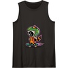Amazon Essentials Guardians of the Galaxy Skateboarding Rocket Tank Top(Black)