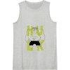 Amazon Essentials Marvel Avengers Cartoon Hulk Drawing Tank Top(Heather Grey)