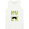 Amazon Essentials Marvel Avengers Cartoon Hulk Drawing Tank Top(White)