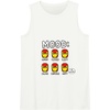 Amazon Essentials Marvel Avengers Moods of Iron Man Tank Top(White)