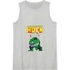 Amazon Essentials Marvel Avengers The Incredible Hulk Hangry Tank Top(Heather Grey)