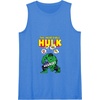 Amazon Essentials Marvel Avengers The Incredible Hulk Hangry Tank Top(Royal Blue)