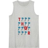 Amazon Essentials Marvel Avengers Thor Hammer Grid Tank Top(Heather Grey)