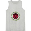 Amazon Essentials Marvel Miles Morales Spider-Man Circular Logo Tank Top(Heather Grey)