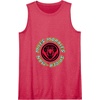 Amazon Essentials Marvel Miles Morales Spider-Man Circular Logo Tank Top(Red)