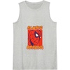 Amazon Essentials Marvel Spider-Man Always Amazing Boxed Portrait Tank Top(Heather Grey)