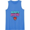 Amazon Essentials Marvel Spider-Man Doodle Always Amazing Tank Top(Royal Blue)