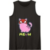 Amazon Essentials Marvel Spider-Man Miles Morales Cat with Mask Meow Tank Top(Black)
