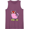 Amazon Essentials Marvel Spider-Man Miles Morales Cat with Mask Meow Tank Top(Purple)