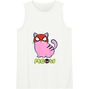 Amazon Essentials Marvel Spider-Man Miles Morales Cat with Mask Meow Tank Top(White)