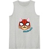Amazon Essentials Marvel Spider-Man Spider-Cat Portrait Tank Top(Heather Grey)
