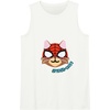 Amazon Essentials Marvel Spider-Man Spider-Cat Portrait Tank Top(White)