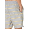 Amazon Essentials Men’s Men’s 9″ Quick-Dry Lightweight Breathable Swim Trunk with Mesh Liner(Grey Stripe)
