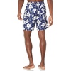 Amazon Essentials Men’s Men’s 9″ Quick-Dry Lightweight Breathable Swim Trunk with Mesh Liner(Navy Hibiscus Flower)