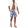 Amazon Essentials Men’s Men’s 9″ Quick-Dry Lightweight Breathable Swim Trunk with Mesh Liner(Navy Hibiscus Flower)