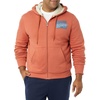 Amazon Essentials Men’s Sherpa-Lined Hooded Sweatshirt Full-Zip Hoodie with Drawstring(Marvel Comic Logo)
