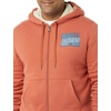 Amazon Essentials Men’s Sherpa-Lined Hooded Sweatshirt Full-Zip Hoodie with Drawstring(Marvel Comic Logo)