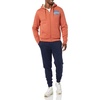 Amazon Essentials Men’s Sherpa-Lined Hooded Sweatshirt Full-Zip Hoodie with Drawstring(Marvel Comic Logo)