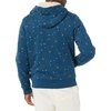 Amazon Essentials Men’s Sherpa-Lined Hooded Sweatshirt Full-Zip Hoodie with Drawstring(Star Wars Logo Ships)