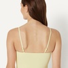 Amazon Essentials Women’s Bandeau One Piece Swimsuit(Light Yellow)