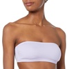 Amazon Essentials Women’s Bandeau Swim Top with Removable Straps, Mesh Liner, Hook Fastener(Lavender)