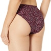 Amazon Essentials Women’s Classic Full Coverage Bikini Swimsuit Bottom(Brick Red Leopard)