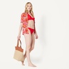 Amazon Essentials Women’s Classic Full Coverage Bikini Swimsuit Bottom(Bright Poppy Red)