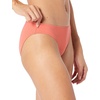 Amazon Essentials Women’s Classic Full Coverage Bikini Swimsuit Bottom(Coral Pink)