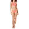 Amazon Essentials Women’s Classic Full Coverage Bikini Swimsuit Bottom(Coral Pink)