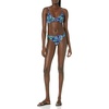 Amazon Essentials Women’s Classic Full Coverage Bikini Swimsuit Bottom(Deep Blue Paisley)