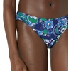 Amazon Essentials Women’s Classic Full Coverage Bikini Swimsuit Bottom(Deep Blue Paisley)