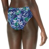 Amazon Essentials Women’s Classic Full Coverage Bikini Swimsuit Bottom(Deep Blue Paisley)