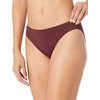 Amazon Essentials Women’s Classic Full Coverage Bikini Swimsuit Bottom(Deep Brown)