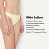 Amazon Essentials Women’s Classic Full Coverage Bikini Swimsuit Bottom(Light Yellow)