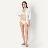Amazon Essentials Women’s Classic Full Coverage Bikini Swimsuit Bottom(Light Yellow)