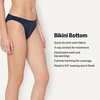 Amazon Essentials Women’s Classic Full Coverage Bikini Swimsuit Bottom(Navy)