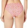 Amazon Essentials Women’s Classic Full Coverage Bikini Swimsuit Bottom(Pale Peach Micro Floral)