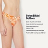 Amazon Essentials Women’s Classic Full Coverage Bikini Swimsuit Bottom(Rust Orange Abstract Palms)