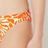 Amazon Essentials Women’s Classic Full Coverage Bikini Swimsuit Bottom(Rust Orange Abstract Palms)