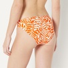 Amazon Essentials Women’s Classic Full Coverage Bikini Swimsuit Bottom(Rust Orange Abstract Palms)