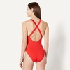 Amazon Essentials Women’s Criss-Cross Back One-Piece Swimsuit, Slim Fit(Bright Poppy Red)