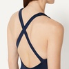 Amazon Essentials Women’s Criss-Cross Back One-Piece Swimsuit, Slim Fit(Navy)