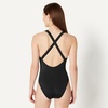 Amazon Essentials Women’s Criss-Cross Back One-Piece Swimsuit, Slim Fit(Washed Black)