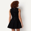 Amazon Essentials Women’s Fit & Flare Denim Mini Dress(Black)