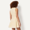 Amazon Essentials Women’s Fit & Flare Denim Mini Dress(Ecru)